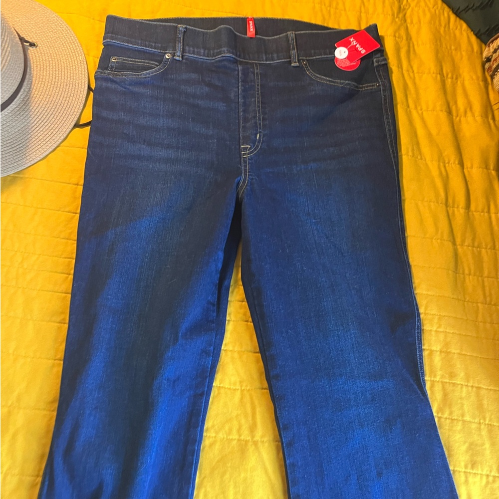 SPANX Deep Blue Flare Jeans